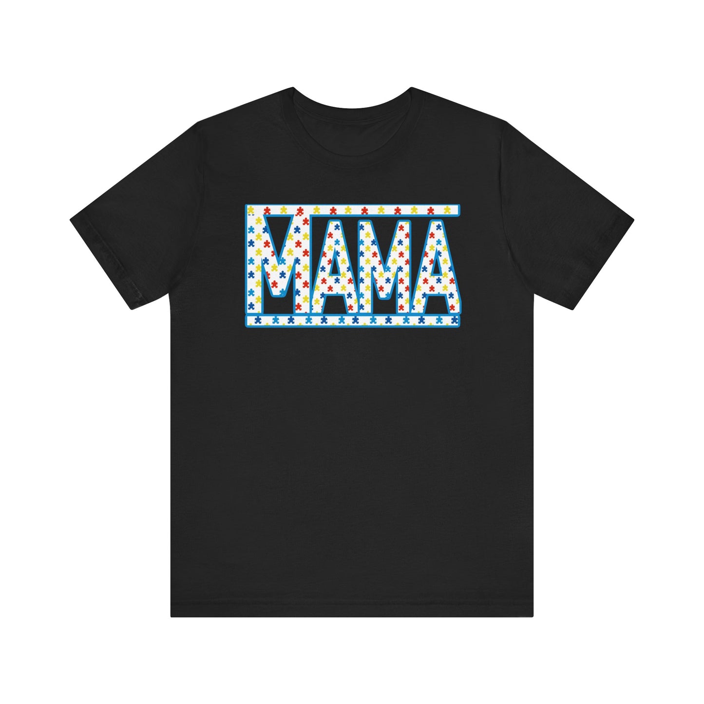 Mama Lights Autism Unisex Jersey Short Sleeve Tee