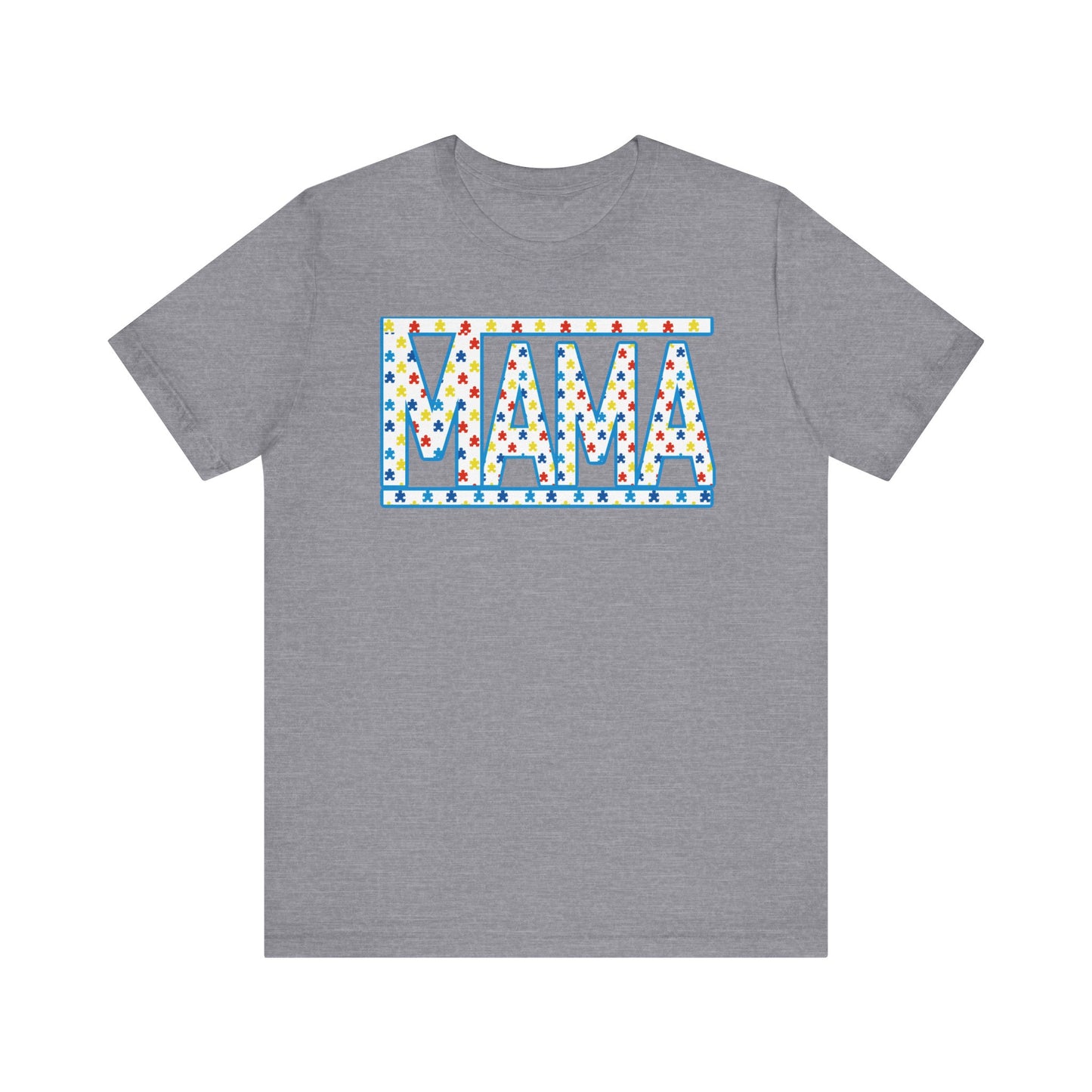 Mama Lights Autism Unisex Jersey Short Sleeve Tee