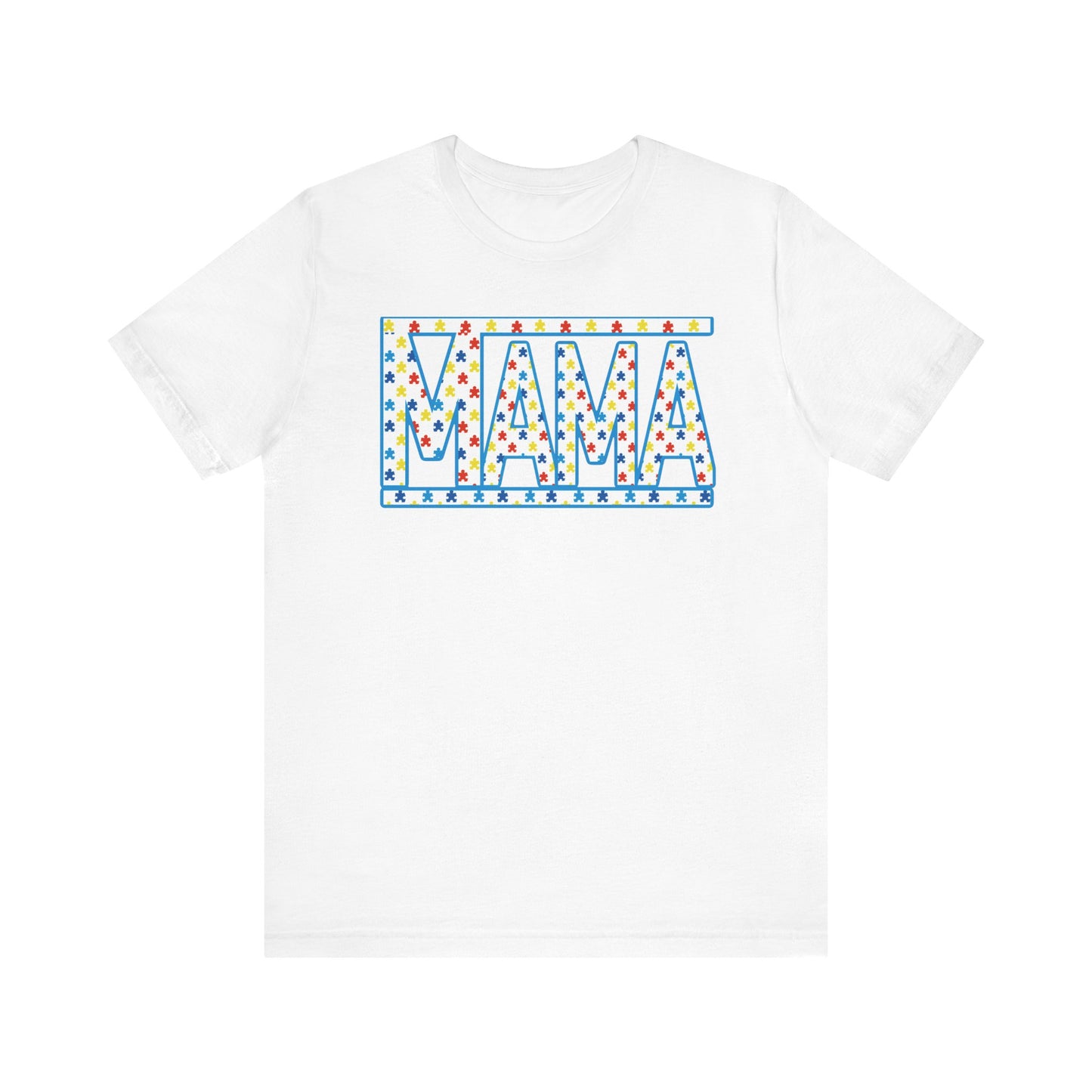 Mama Lights Autism Unisex Jersey Short Sleeve Tee